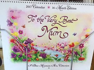 2017 Calendar: To The Very Best Mum PB - Blue Mountain Arts